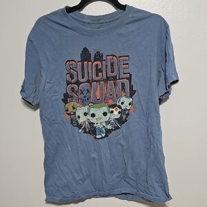 Funko Pop! Soft Blue L Suicide Squad T-Shirt